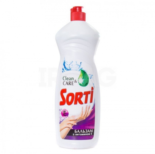 Средство для мытья посуды sorti clean&care с витамином e, 900 г