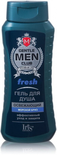 Гель для душа мужской «FRESH освежающий» Gentlmen Club Iris, 400 мл