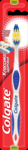 Colgate Зубная щетка ПлюсКлассика здоровья, средняя