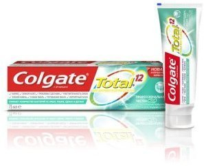 Colgate TOTAL 12 Зубная паста Профессиональная чистка, 75 мл