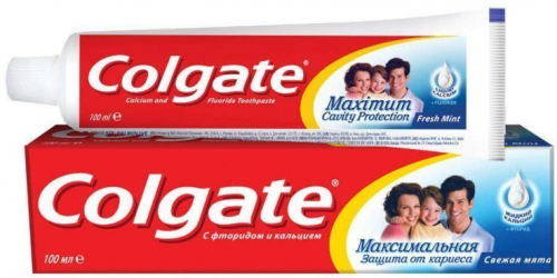 Зубная паста Свежая мята «Защита от кариеса» Colgate, 100 мл