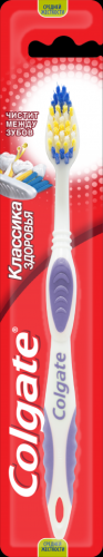 Colgate Зубная щетка ПлюсКлассика здоровья, средняя