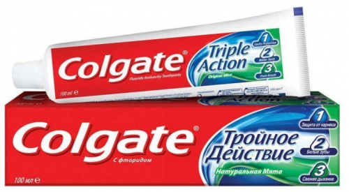 Зубная паста комплексная «Тройное действие» Colgate, 100 мл