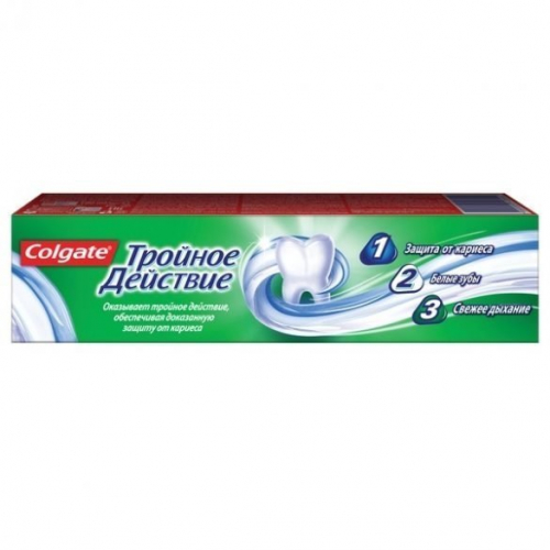 Зубная паста комплексная «Тройное действие» Colgate, 100 мл