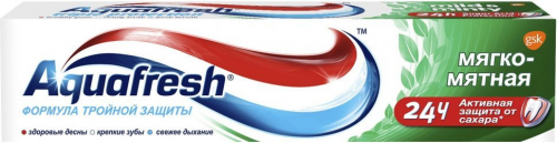 Aquafresh Зубная паста Тройная защита Мягко-мятная, 100 мл