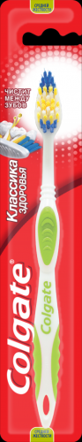 Colgate Зубная щетка ПлюсКлассика здоровья, средняя