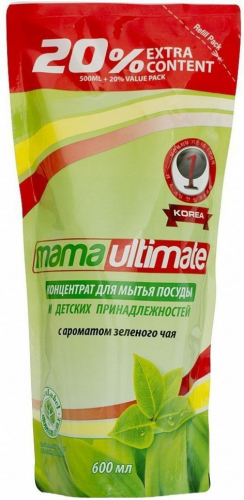 Средство концентрат для мытья посуды Lion mama ultimate green tea fragrance 600 мл