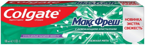 Colgate Зубная паста Макс Фреш Нежная мята, 100 мл