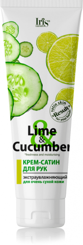 Крем-сатин для рук Lime&Cucumber Iris, 100 мл