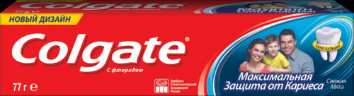 Colgate Зубная паста свежая мята, 50 мл