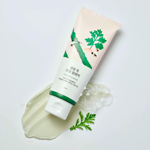 ROUND LAB/ Успокаивающая пенка для умывания с полынью Round Lab Mugwort Calming Cleanser 150 мл.