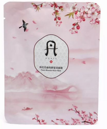 Тканевая маска для лица с экстрактом Лепестков Персика Hoafs Peach Blossom Moist Mask