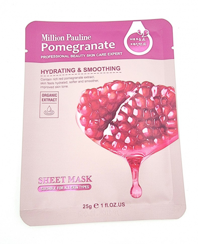 Тканевая маска с экстрактом граната Million Pauline Pomegranate