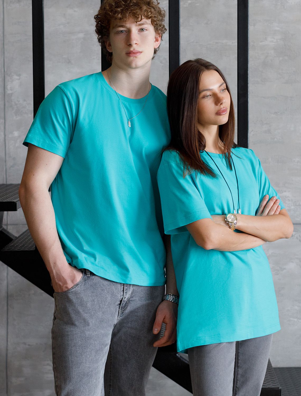 Ст.цена 990р Футболка мужская цвета морской волны U49.004 морск.волна