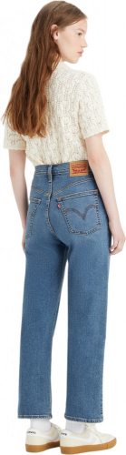 Джинсы женские RIBCAGE STRAIGHT ANKLE MED INDIGO - WORN IN, LEVIS