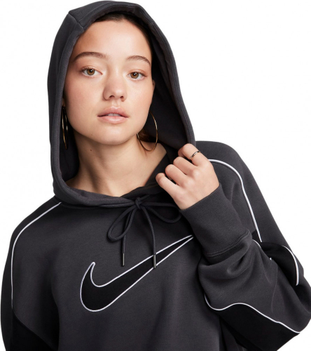 Худи женское W NSW FLC OS PO HDY SW, Nike