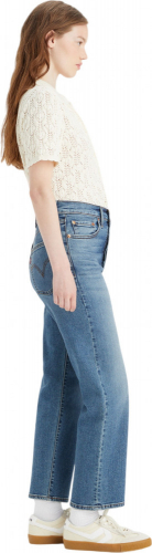 Джинсы женские RIBCAGE STRAIGHT ANKLE MED INDIGO - WORN IN, LEVIS
