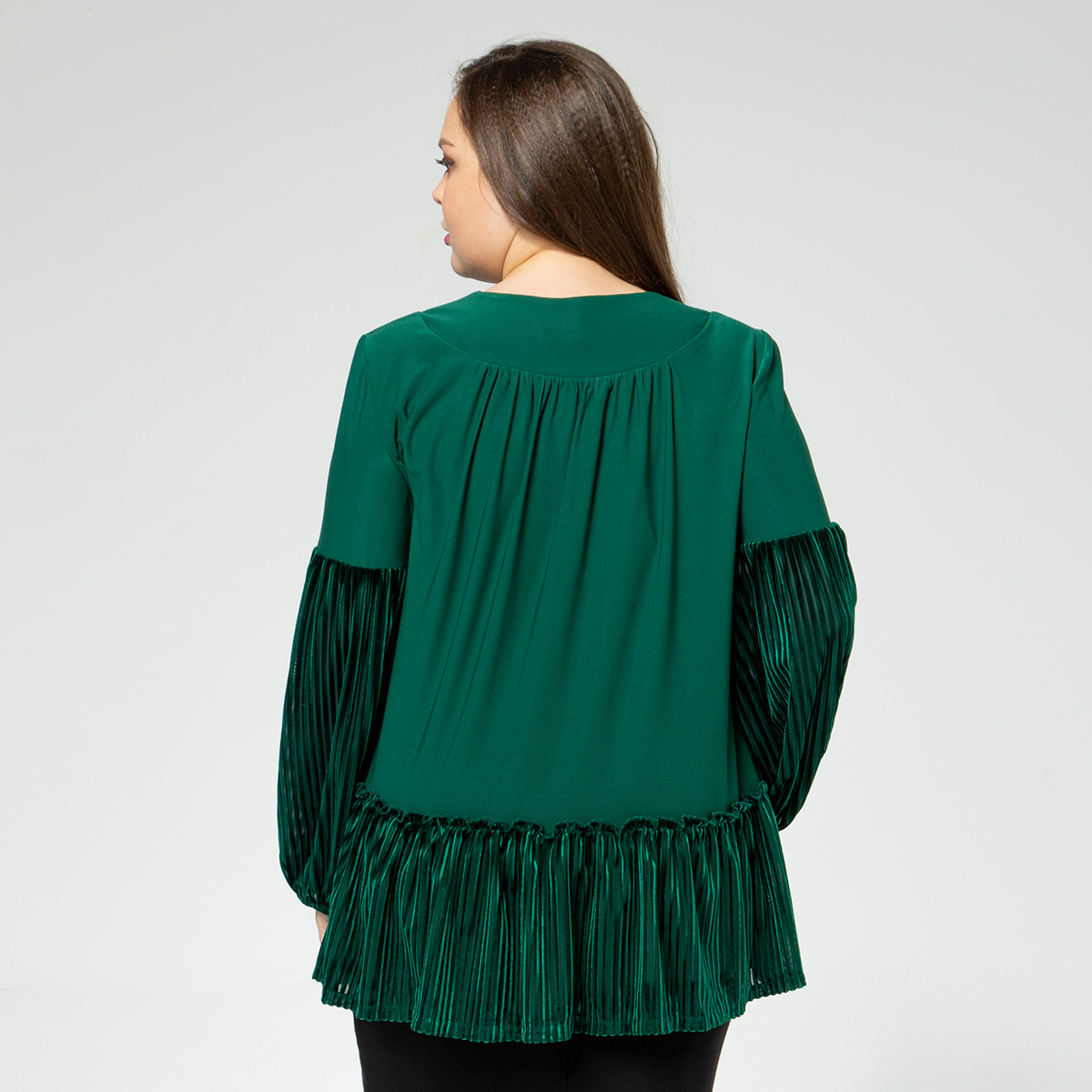 ст. цена1200руб.! Туника, текстиль, изумрудный