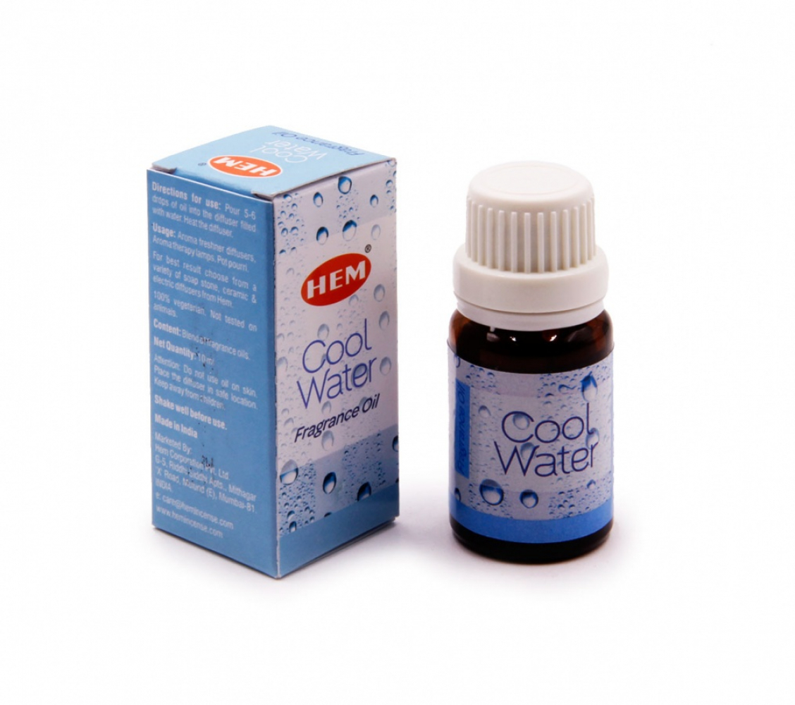 HEM Fragrance Oil Cool Water Ароматическое масло Освежающая Вода 10мл