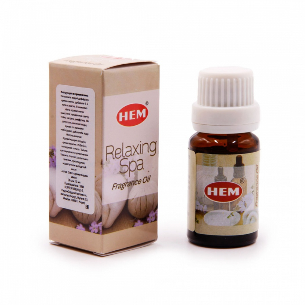 HEM Fragrance Oil Relaxing Spa Ароматическое масло Расслабляющий Спа 10мл