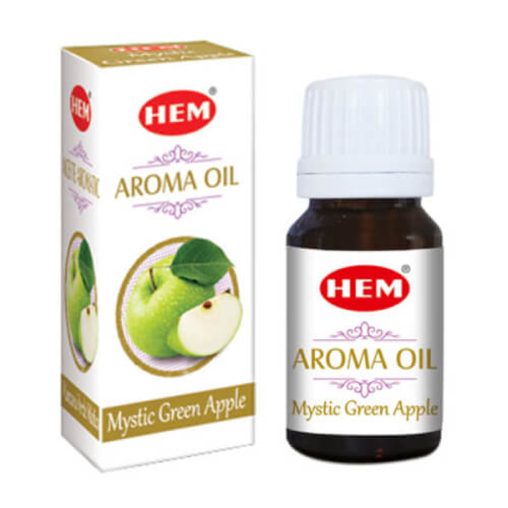 HEM Aroma Oil Mystic Green Apple Ароматическое масло Зелёное Яблоко 10мл