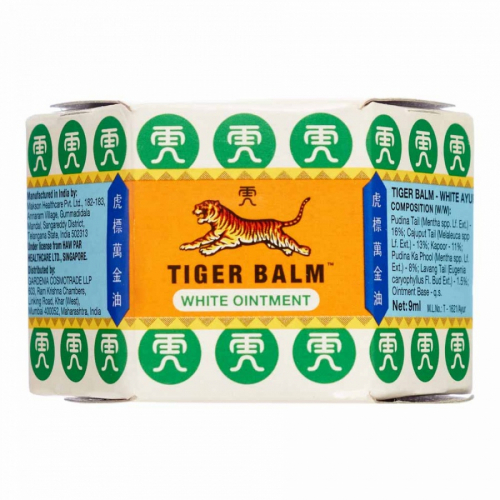 TIGER BALM White ointment Тигровый бальзам Белый 9мл