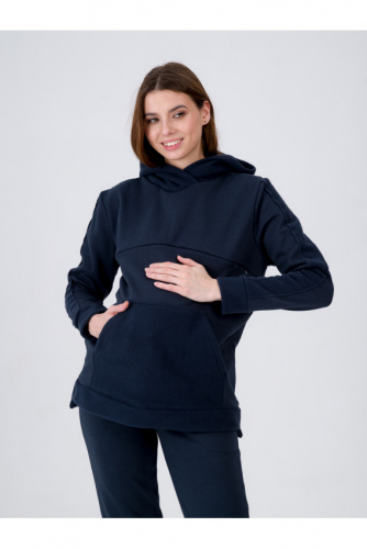 Толстовка + брюки (арт. Ж-8.1500, арт. Ж-8.1510) ФУТЕР БАРАШЕК, темно-синий