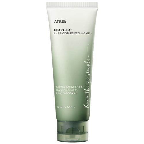 Отшелушивающий пилинг-гель с LHA-кислотой ANUA HEARTLEAF LHA MOISTURE PEELING GEL 120 мл.