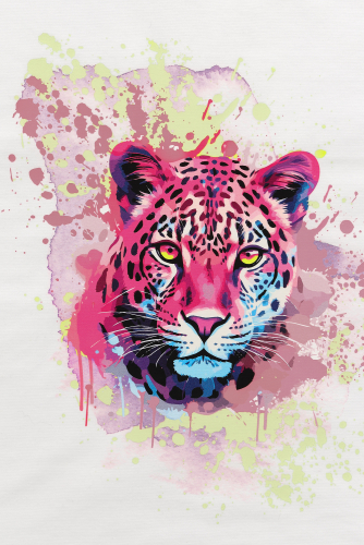 Футболка Bright leopard