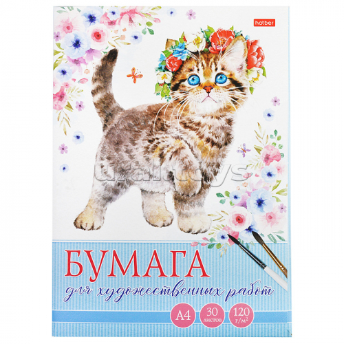 30Бр4тВ_29847 Набор бумаги для рисования и художественных работ 