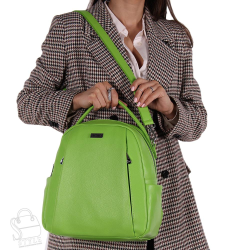 Рюкзак женский 670075-1 green Velina Fabbiano-Safenta