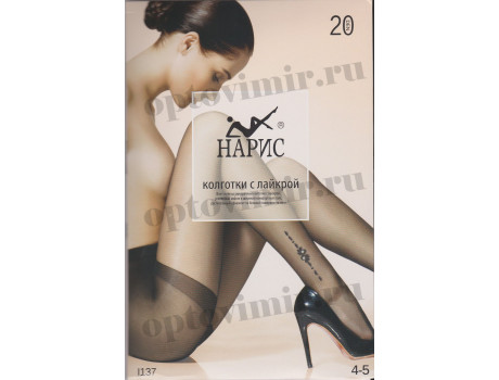 Колготки женские Naris капрон 40d с узором J137