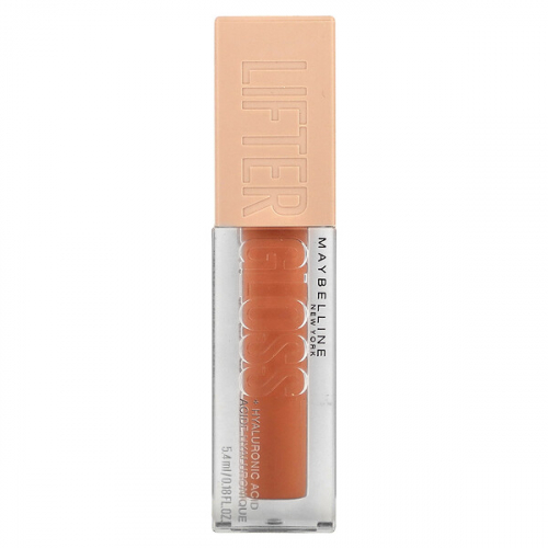 Maybelline, Lifter Gloss + гиалуроновая кислота, янтарь 007, 5,4 мл (0,18 жидк. Унции)