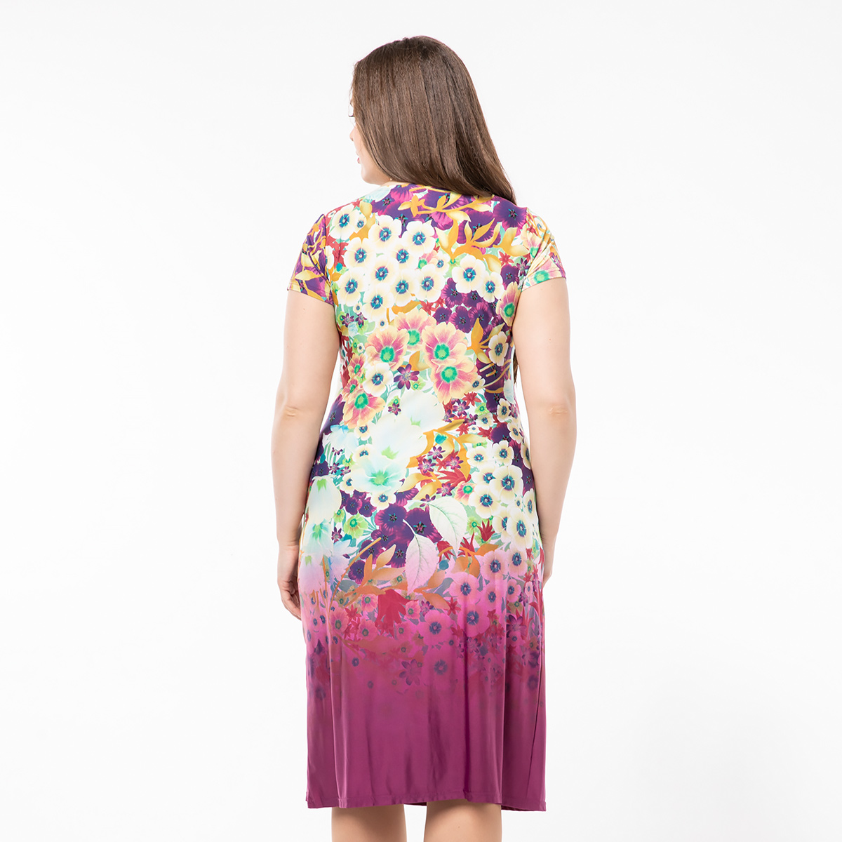 ст. цена1400руб.! Платье, трикотаж, фиолетовый