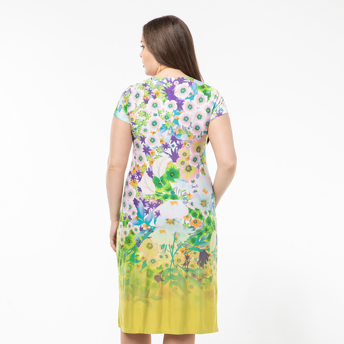 ст. цена1400руб.! Платье, трикотаж, желтый