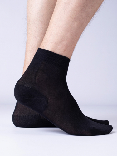 Мужские носки(4.5 % ТУТОВЫЙ ШЕЛК) черный