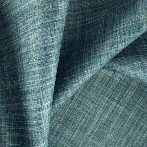 Плотная портьерная ткань Coast цвет emerald бирюзовый 140 см (каталог Littoral, Складская коллекция Elegancia)