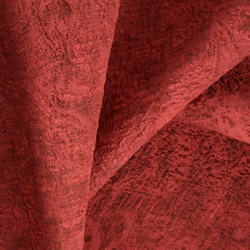 Шенилл Luster цвет cherry красный 140 см (каталог Light Up, Складская коллекция Elegancia)