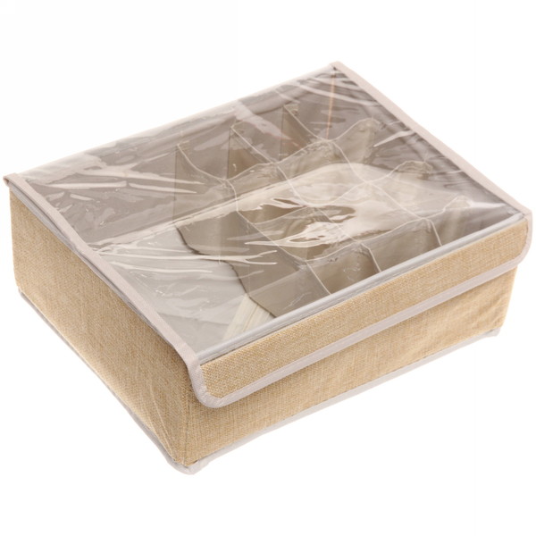 834-305 Кофр - органайзер для хранения вещей с прозрачной крышкой