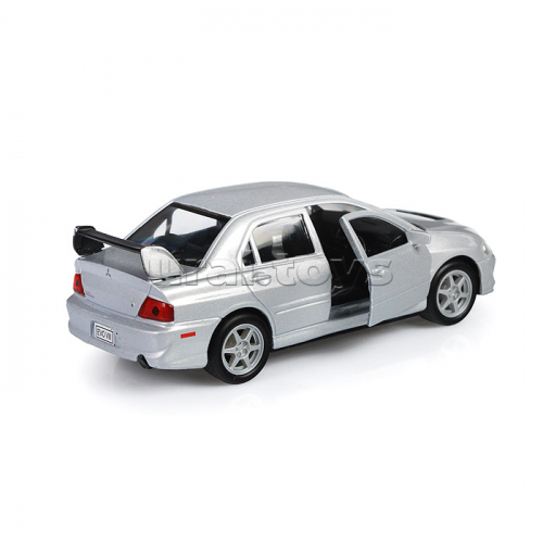 Машинка 1:38 Mitsubishi Lancer EVO VIII, пруж. мех., цвет в асс.