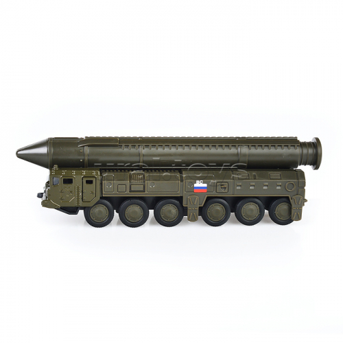 Машина металл Ракетный комплекс, 15 см, (двери, подвиж. дет.,) инерц., в коробке
