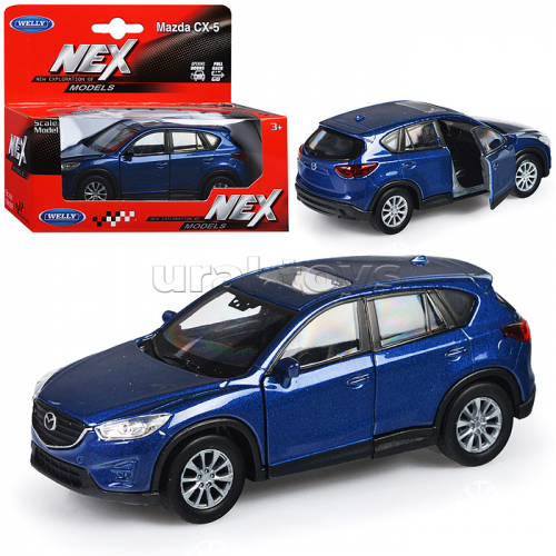 Машинка 1:38 Mazda CX-5, пруж. мех., цвет в асс.