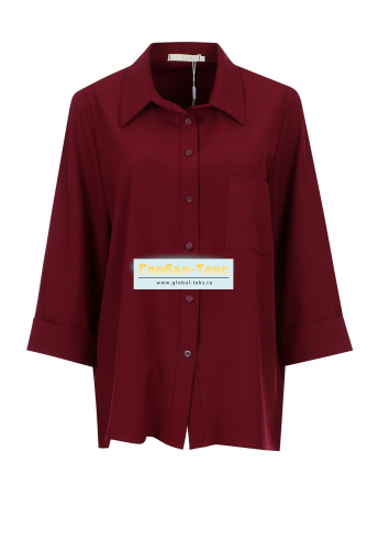 Рубашка женская (большие размеры) №ЛШ1241-1  - 50-60