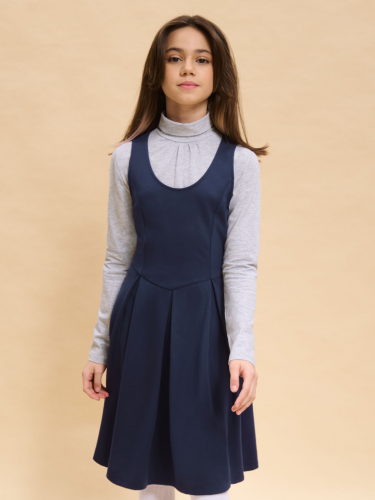 GFDV7077 Платье для девочек Темно-синий(54)