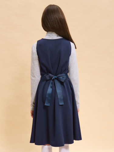 GFDV7077 Платье для девочек Темно-синий(54)