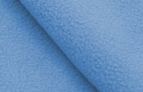 Флис однотонный антипиллинг 130g/m2 №Ц0547 голубой 150см