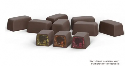 Ассорти глазированных желейных конфет без фантика (коробка 2 кг)