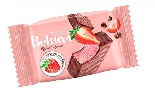«Belucci», конфеты со вкусом клубники (коробка 1,2 кг)
