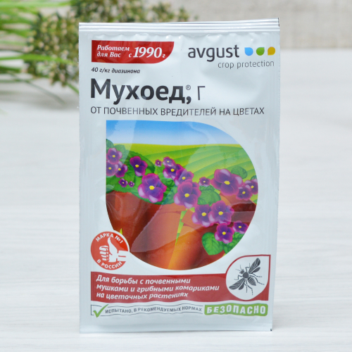 Мухоед (пак.10г) (от почвенных мушек, грибных комариков на цветочных ...