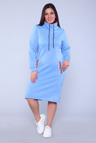 Платье - голубой №Н-52231